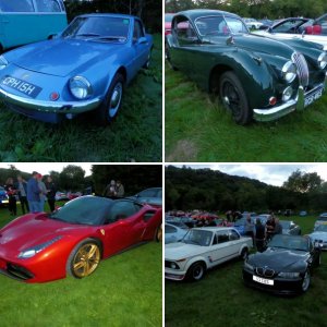 BMWs at the Hurt Arms Ambergate.