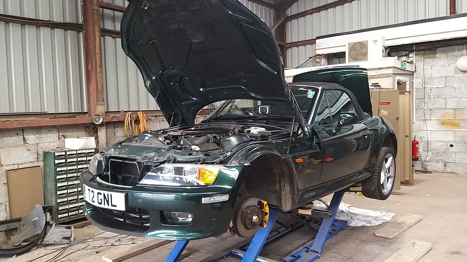 New wishbones and a bit of powerflex bushing
